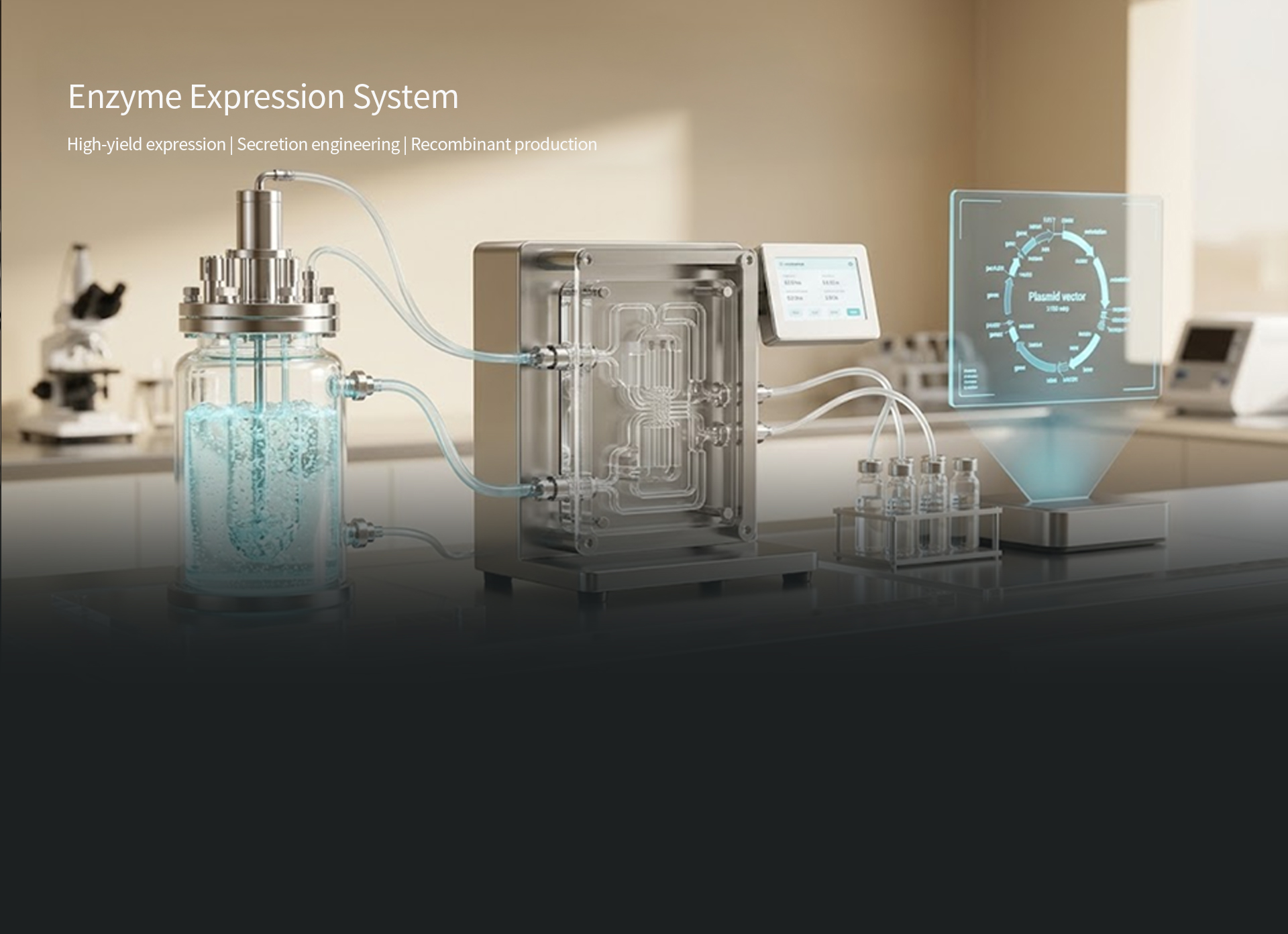 Enzyme Expression System — High-yield expression, secretion engineering, recombinant production