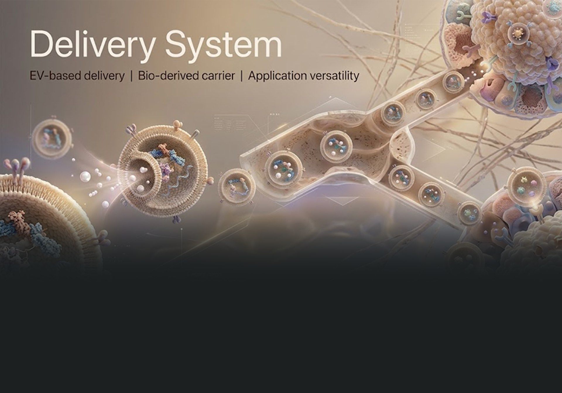 Delivery System — EV-based delivery, Bio-derived carrier, Application versatility